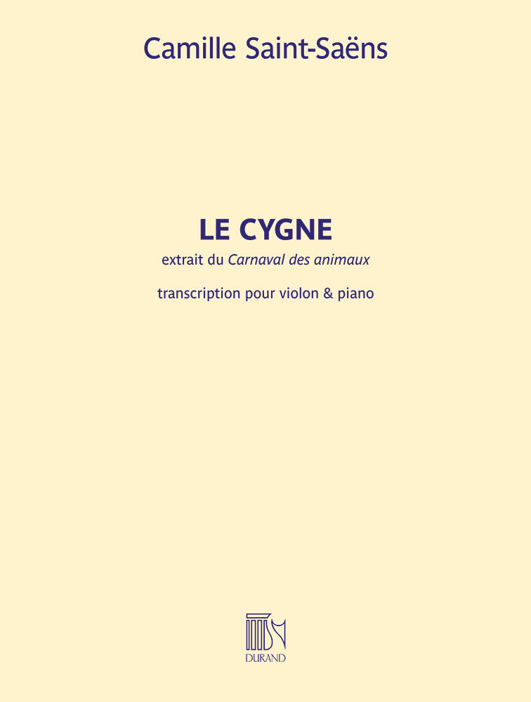 Le Cygne (arr. Violin and Piano)