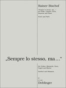 Sempre lo stesso, ma ... op. 52