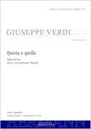 Rigoletto - Questa o quella (dal no. 2)（ピアノ・リダクション）