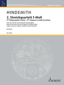 2. Streichquartett f-Moll = 2nd String quartet f minor, op. 10 (Score & Parts)