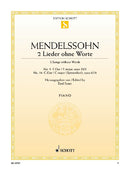 2 Lieder ohne Worte op. 30/3 and op. 67/4