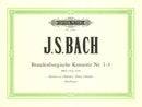 Brandenburgische Konzerte = Brandenburg Concertos Nr. 1-3 (arr. Piano, 4 hands)