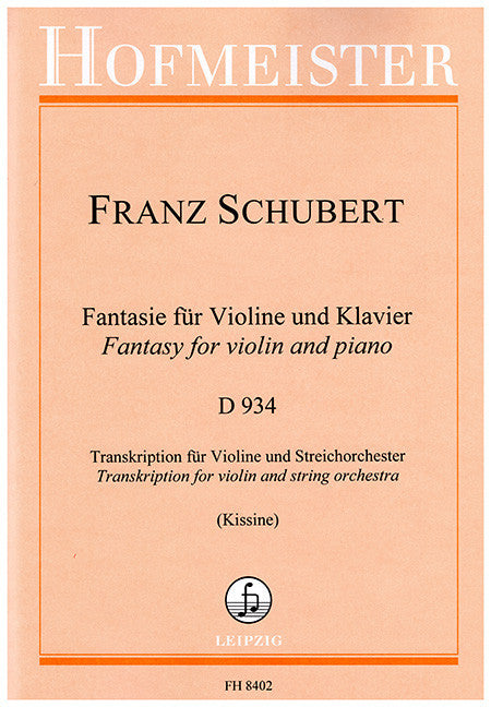 Fantasie für Violine und Klavier D934