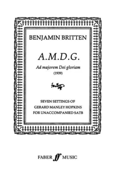 A.M.D.G (Ad majorem Dei gloriam)