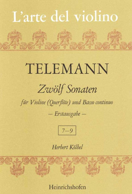 Zwölf Sonaten, vol. 3 (7-9)