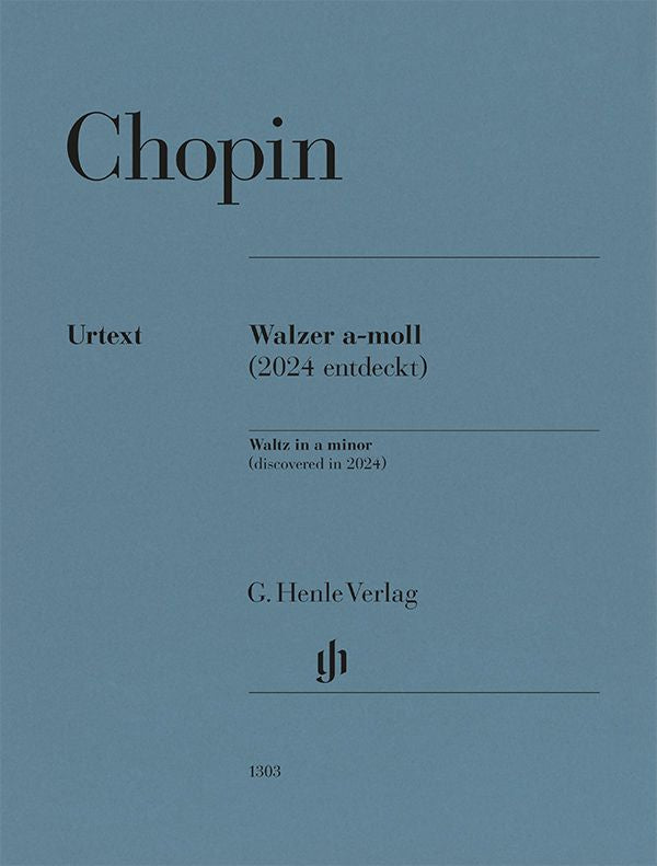 Walzer a-moll = Waltz in a minor (discovered 2024)