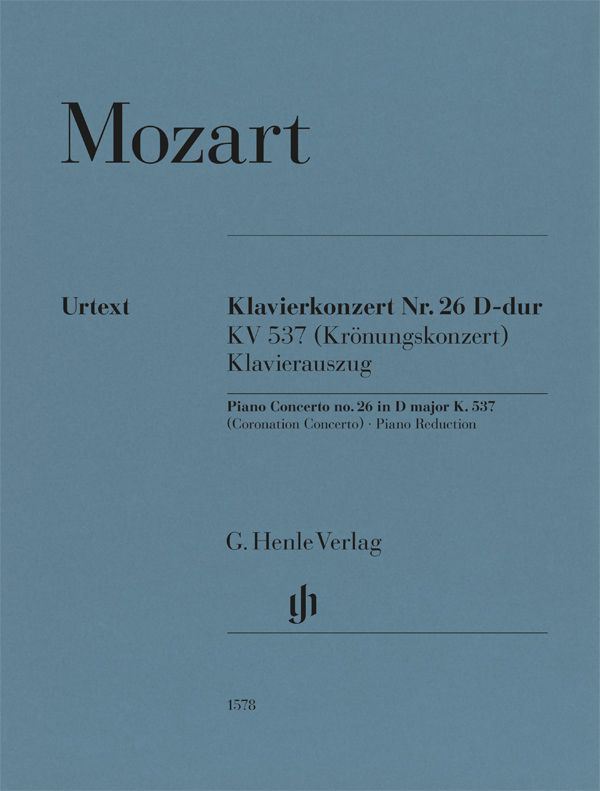 Klavierkonzert = Piano Concerto no. 26, K 537 "Krönungskonzert"（ピアノ・リダクション）