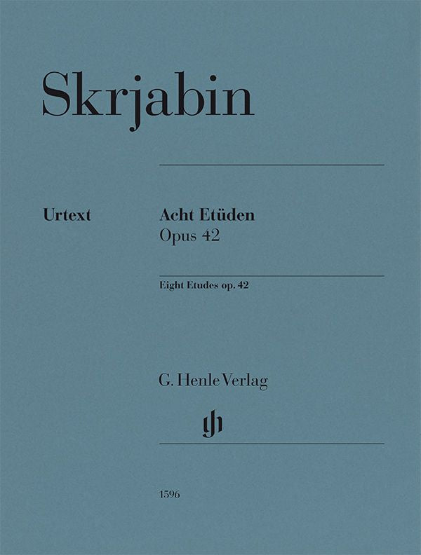 Acht Etüden = Eight Etudes, op. 42