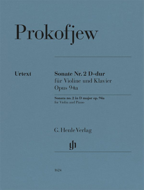 Sonate Nr. 2 D-dur = Violin Sonata no. 2 in D major, op. 94a