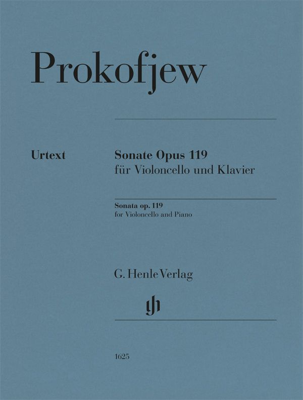 Sonate für Violoncello und Klavier = Violoncello Sonata, op. 119