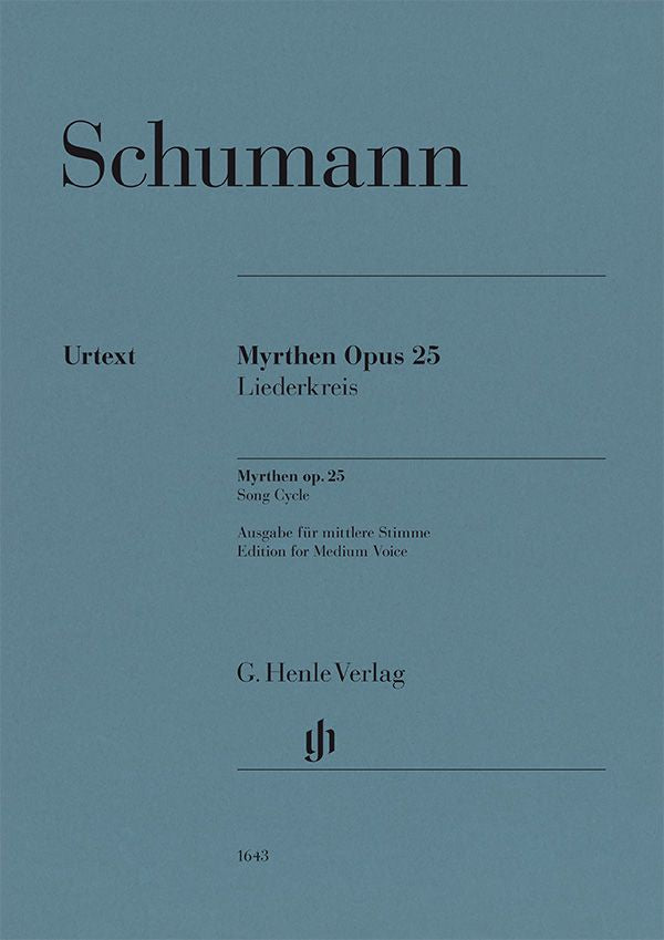 Myrthen, op. 25 (Medium voice)