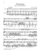 「しぼめる花」による序奏と変奏曲 op. post. 160・D 802 = Variationen über „Trockne Blumen“（ヴァイオリンとピアノのための編曲）