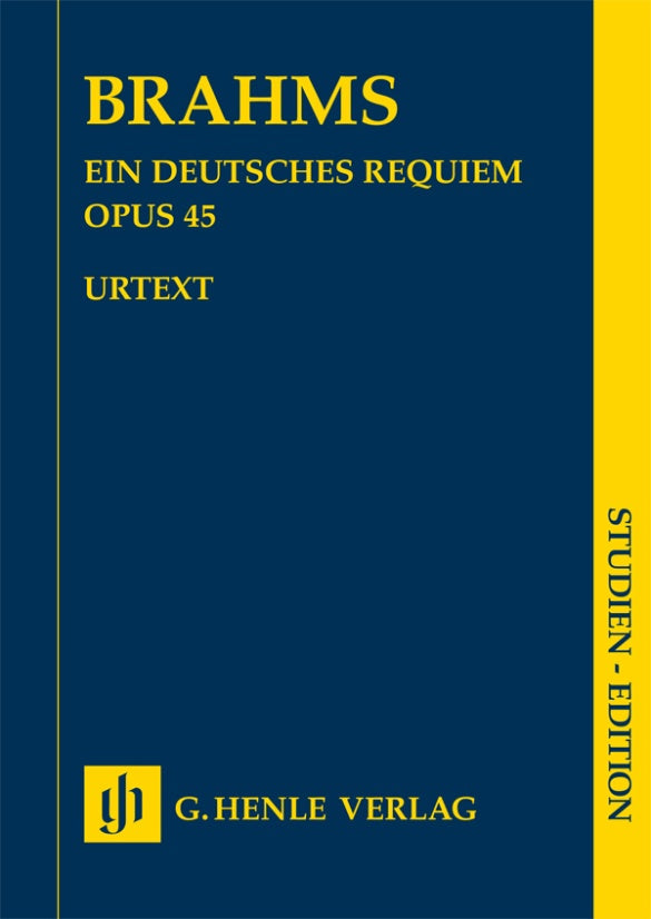 Ein Deutsches Requiem = A German Requiem, Op. 45（ポケット・スコア）