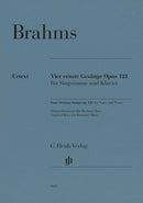 Vier ernste Gesänge = Four Serious Songs op. 121