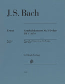 Cembalokonzert = Harpsichord Concerto no. 3 D major BWV 1054 D major