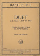 Duet E Minor (G Major) H.598 (W.140)