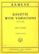 Gavotte with Variations A minor (Piano)