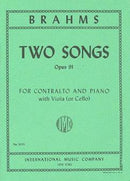 TWO Songs CONTRALTO Vce Pft