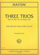 THREE TRIOS OP32 Vln Vc Pft
