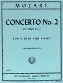 Violin Concerto No.2 D major K.211
