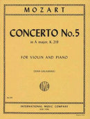 Violin Concerto No.5 A major K.219 (Galamian校訂）