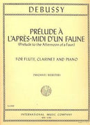 Prélude à l'après-midi d'un faune, arr. Flute, Clarinet, Piano