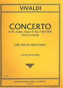 Violin Concert B flat major op.9/7 RV359