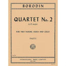 Quartet No.2 D major, Parts