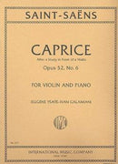 Caprice after a study in a form of a waltz, Op. 52 No. 6 (Galamian/Ysaye)