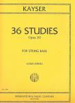 36 Studies op.20 (Solo Double Bass)