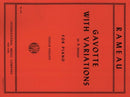 Gavotte with Variations A minor (2 pianos)
