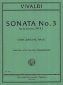 Sonata No.3 A Minor RV.43 (Double Bass and Piano)