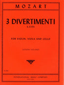 THREE DIVERTIMENTI K.439b Vln Vla Vc