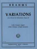 Variations on a theme by Schumann op.23