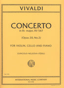Concerto BbMaj OP20 Vln Vc Pft