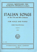 Italian Songs of 17/18th Century (Low), Vol. 2