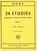 24 Studies = クロイツェルとローデのエチュードのための24の準備練習, op.37