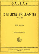 12 Etudes Brillantes op. 43