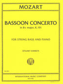 Bassoon Concerto In B Flat K. 191 (arr. Double Bass & Piano)