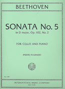 Sonata No.5 Dmaj Op102/2 Vc Pf