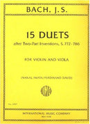 15 Duets after 2-part inventions, BWV772-786 (Iwata校訂)