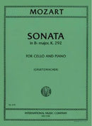 Sonata BbMaj KV292 Vc Pft