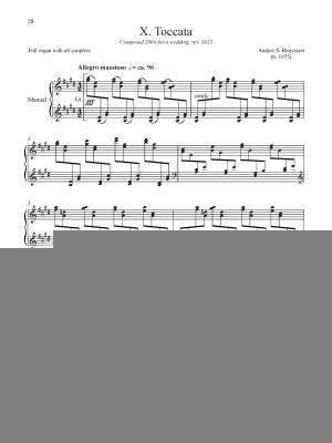 Ten Pieces for Organ, Vol. 1