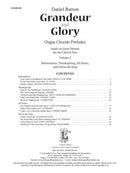 Grandeur and Glory: Organ Chorale Preludes, Vol. 2: Reformation, Thanksgiving, All Saints, and Christ the King