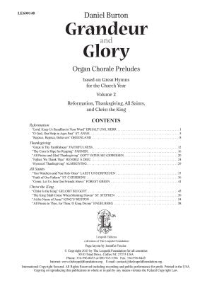 Grandeur and Glory: Organ Chorale Preludes, Vol. 2: Reformation, Thanksgiving, All Saints, and Christ the King