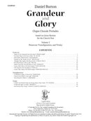 Grandeur and Glory: Organ Chorale Preludes, Vol. 3: Pentecost, Transfiguration, and Trinity
