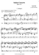 ltalian Concerto BWV 971: Transcribed for Organ by Martin Schmeding