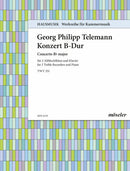 Konzert B-Dur TWV 52:B1 (piano reduction with solo parts)