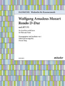 Rondo D-Dur KV 373 (piano reduction with solo part)