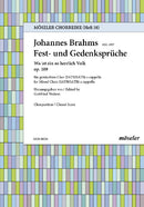 Fest- und Gedenksprüche op. 109, No. 3 Wo ist ein so herrlich Volk
